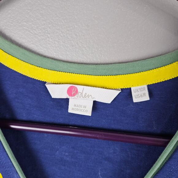 Boden Lola Lemon Dress Size 6 - Picture 4 of 9